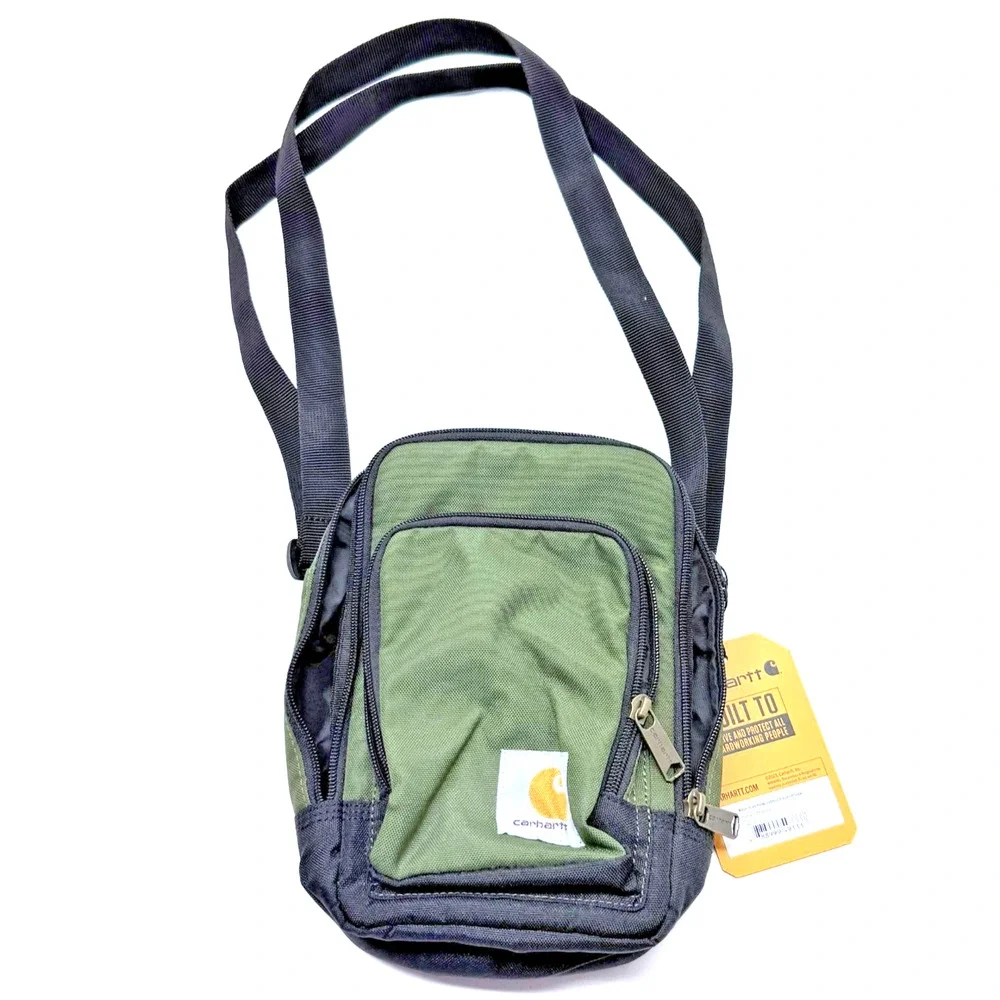 Carhartt Crossbody Zip Bag Durable Adjustable Sling Bag Zipper Closure Unisex